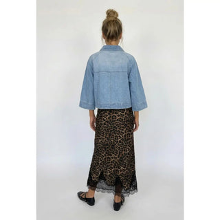 Denim Cape Jacket - The Edit LLC