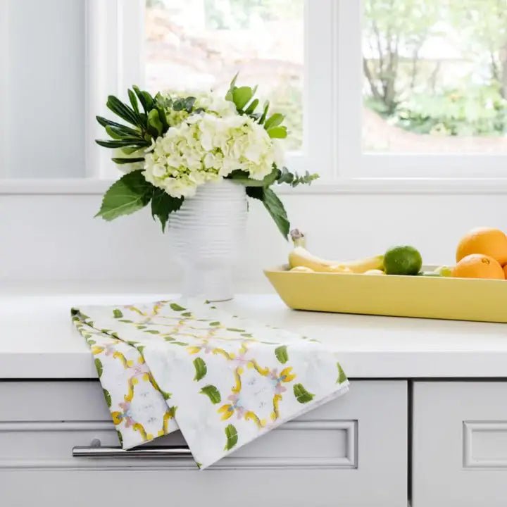 Dogwood Tea Towel: One Size - 21" x 28" - The Edit LLC