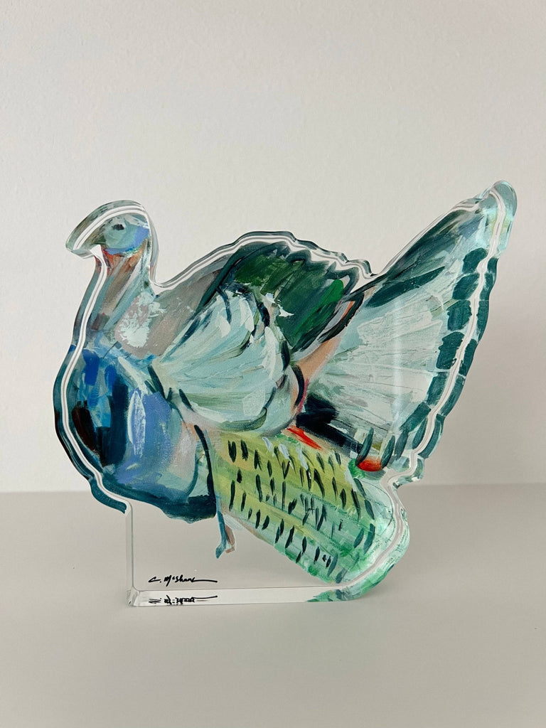 "Dolly Drumstick" turkey acrylic shelfie - The Edit LLC