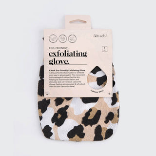 Eco-Friendly Exfoliating Glove - Leopard - The Edit LLC