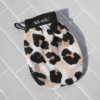 Eco-Friendly Exfoliating Glove - Leopard - The Edit LLC