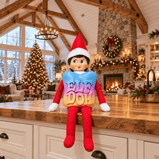 ElfDoh Needoh Viral Outfit - Trendy Viral Squishy Rainbow!!! - The Edit LLC