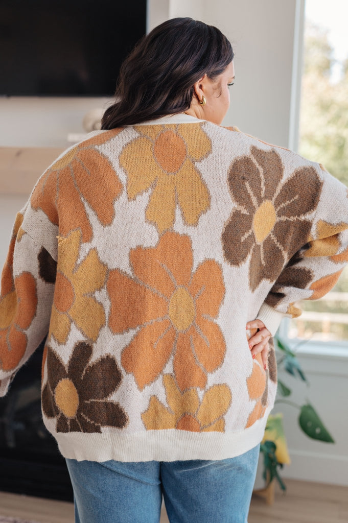 Exquisitely Mod Floral Cardigan - The Edit LLC