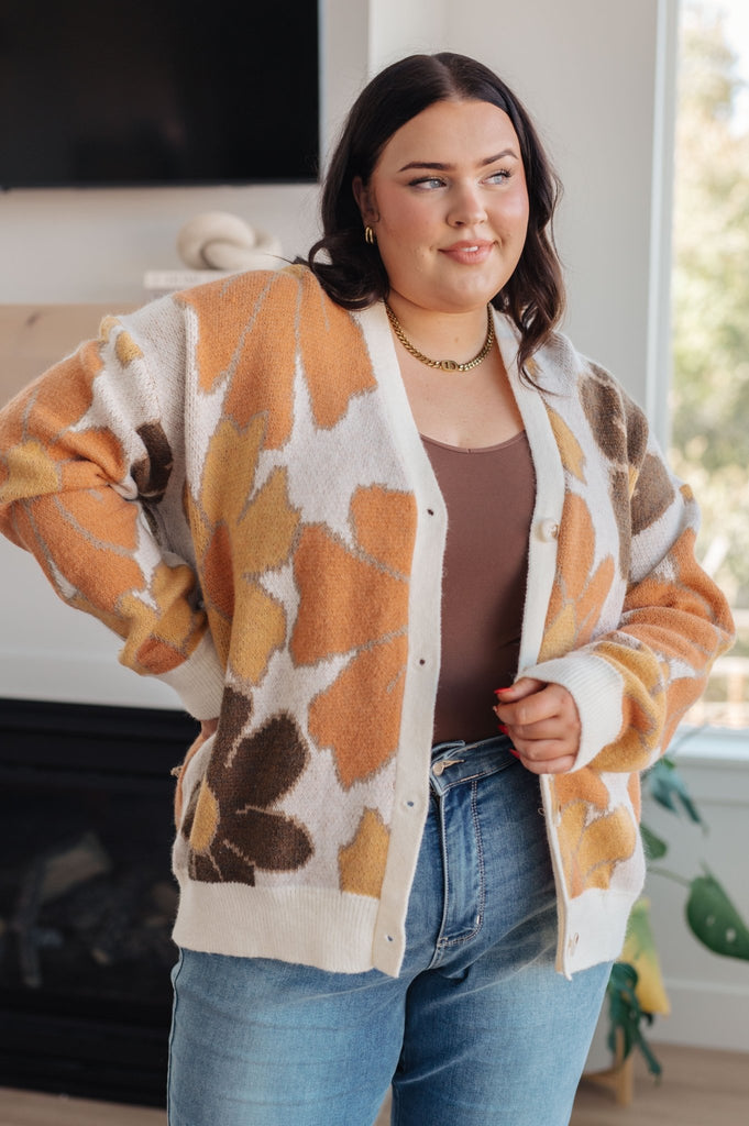 Exquisitely Mod Floral Cardigan - The Edit LLC