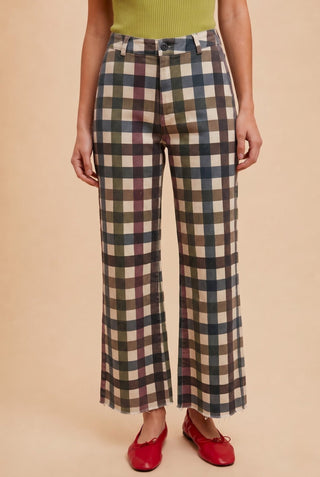 Fall Checkered Pants - The Edit LLC