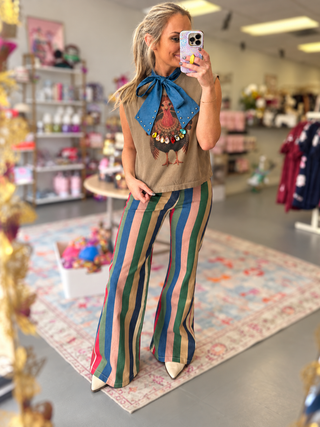 Fall Stripe Pants - The Edit LLC