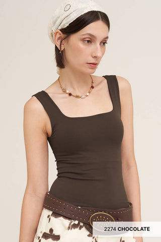 Chocolate - Clean Line Square Top