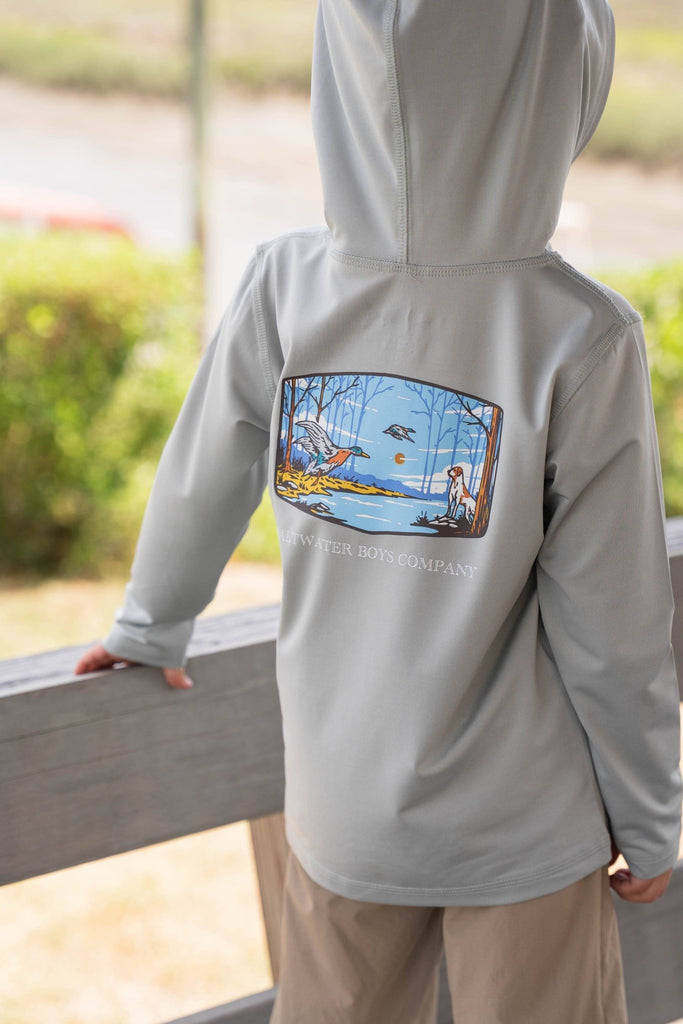Field & Stream Boys Performance Hoodie Grey - The Edit LLC