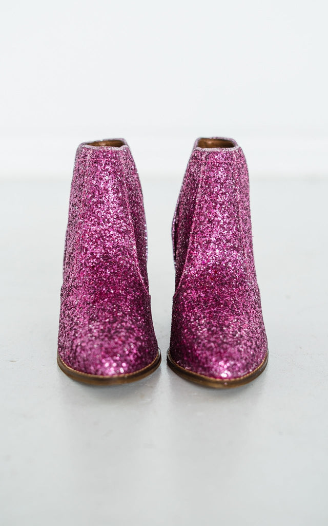 Fiera Booties in Pink - The Edit LLC