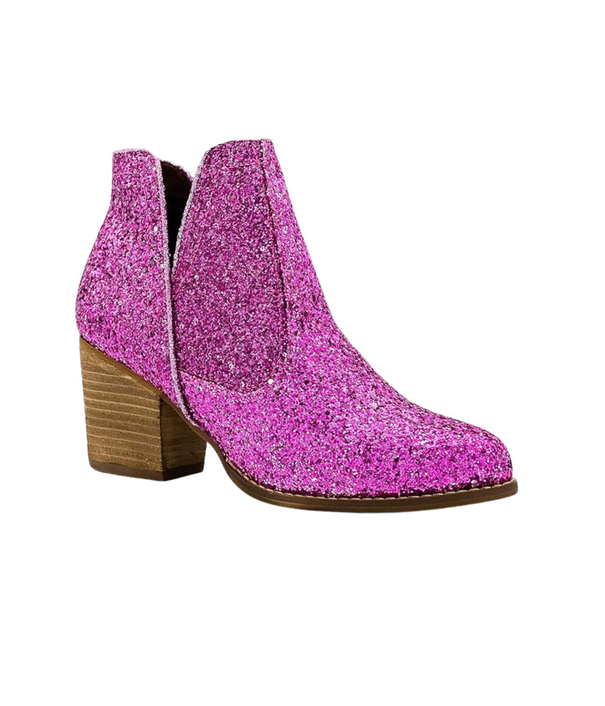 Fiera Booties in Pink - The Edit LLC