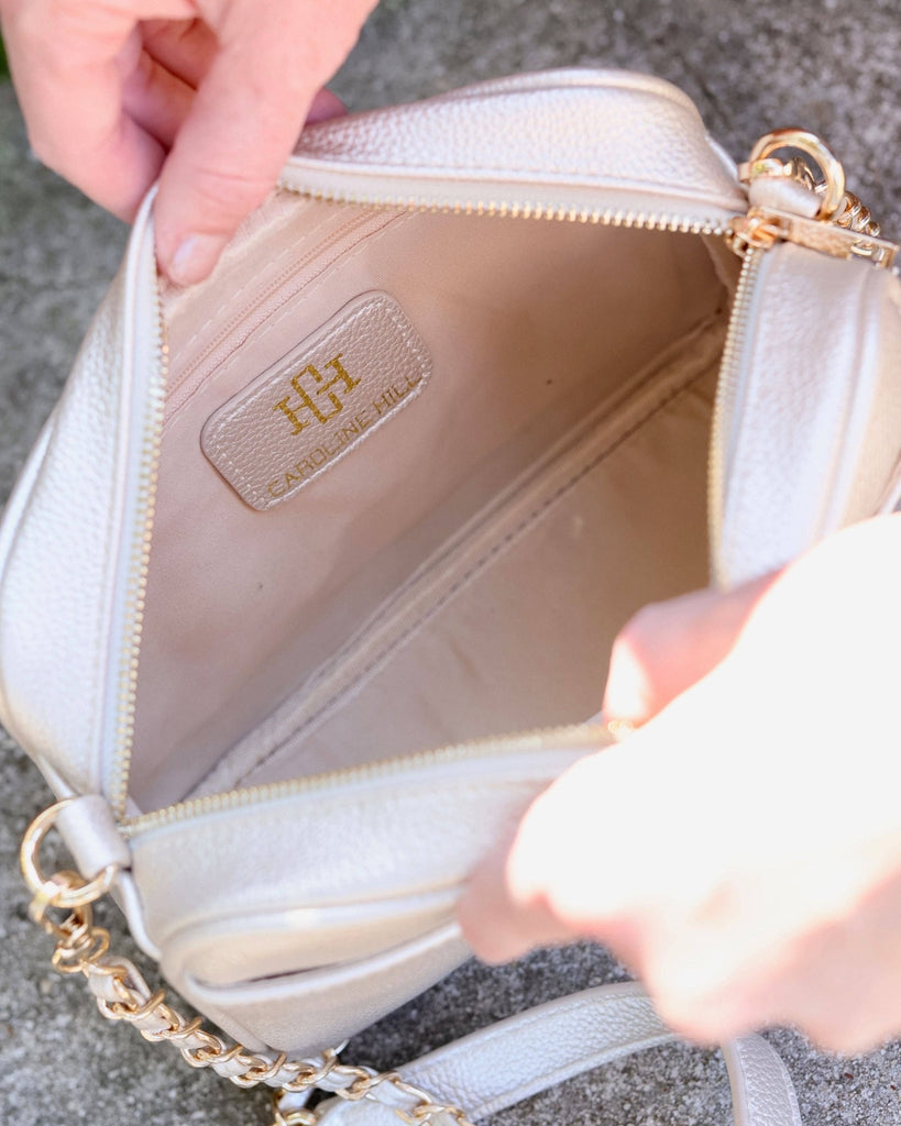 Fiona Crossbody Pearl: Default - The Edit LLC