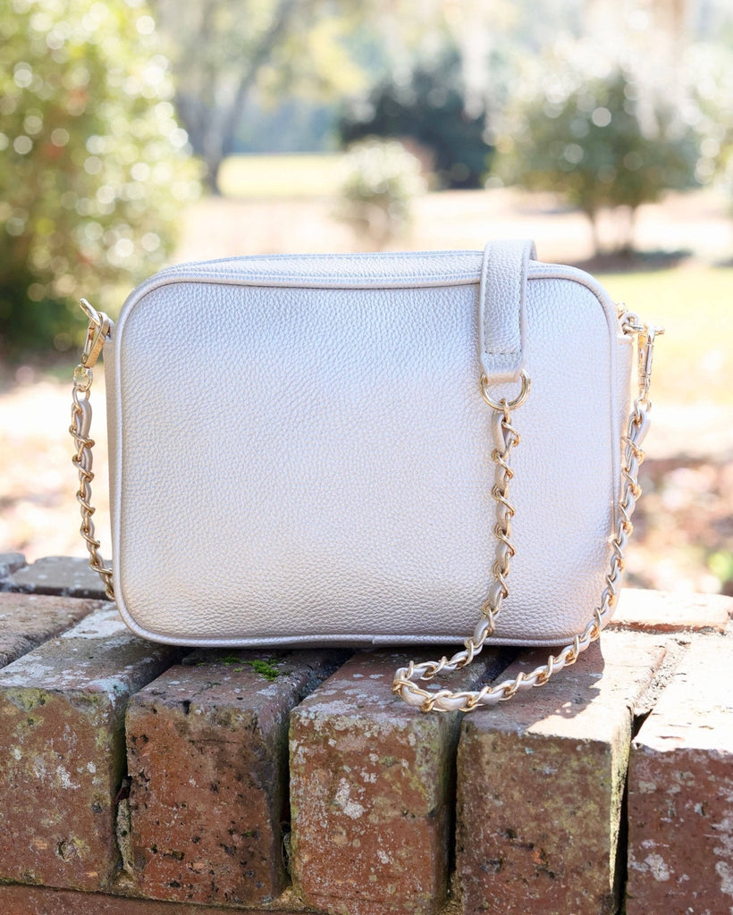 Fiona Crossbody Pearl: Default - The Edit LLC