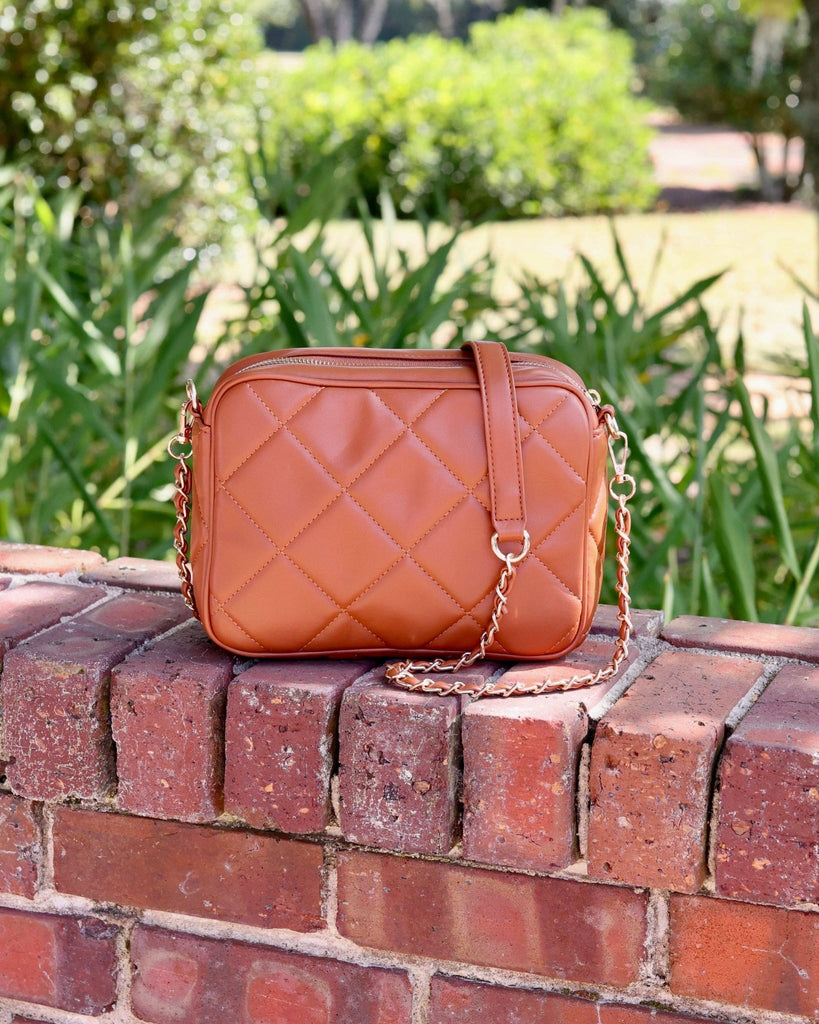 Fiona Crossbody Saddle LD: Default - The Edit LLC