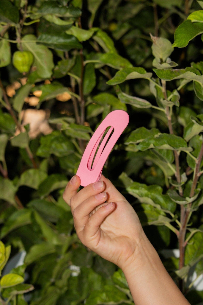 Flat Matte Claw Clip: Bright Pink - The Edit LLC