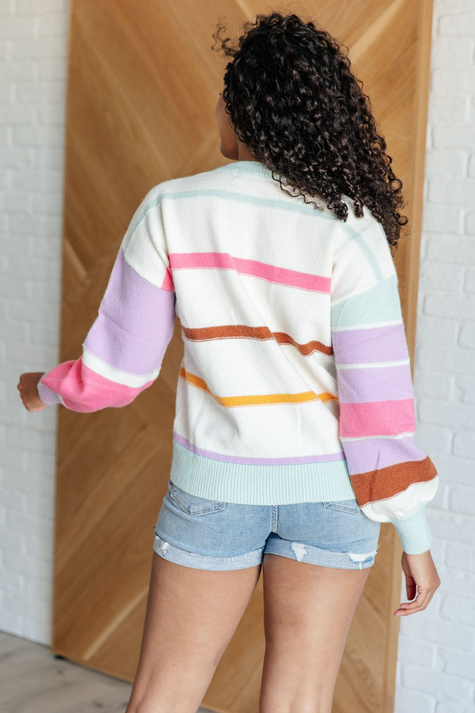 Flawless Features Striped Sweater - The Edit LLC