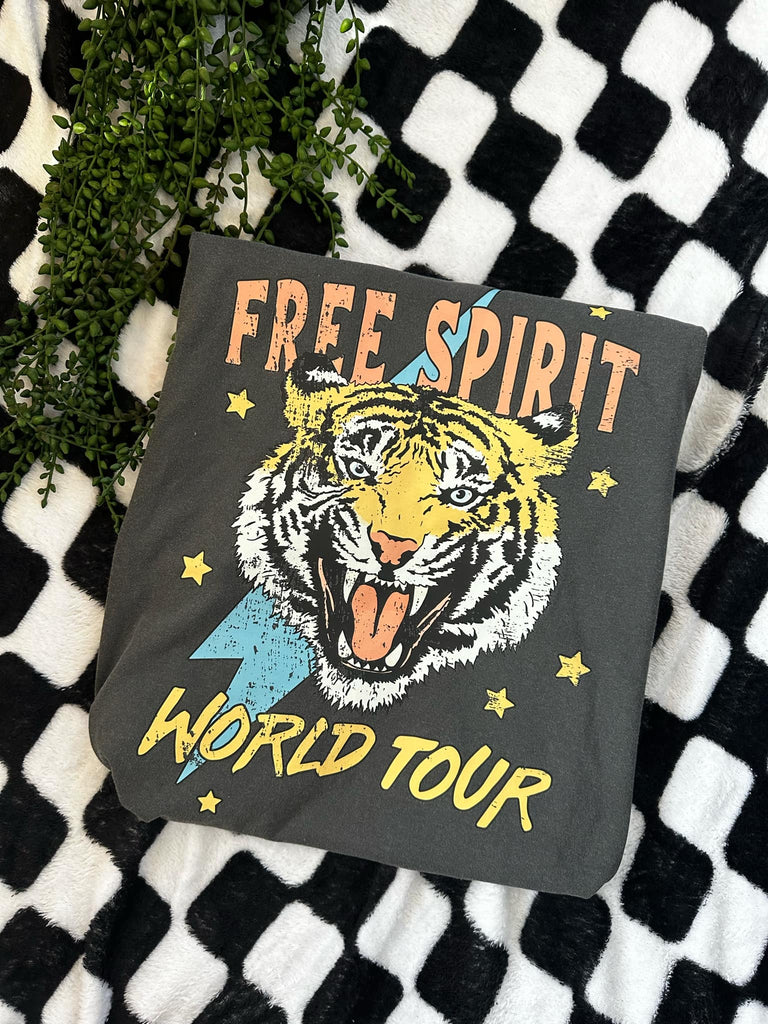 Free Spirit World Tour Graphic Tee - The Edit LLC