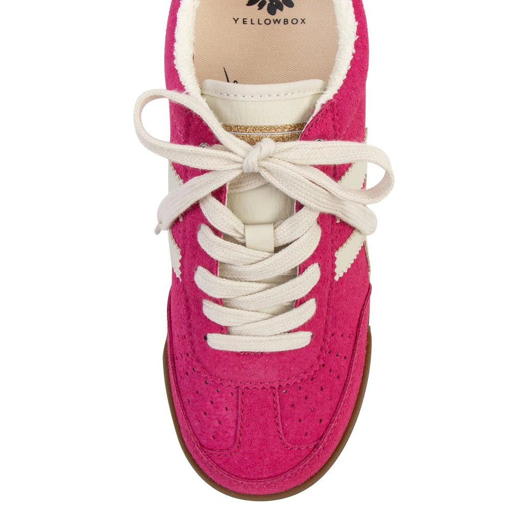 Fuchsia Neevan Lace Up Sneaker - The Edit LLC