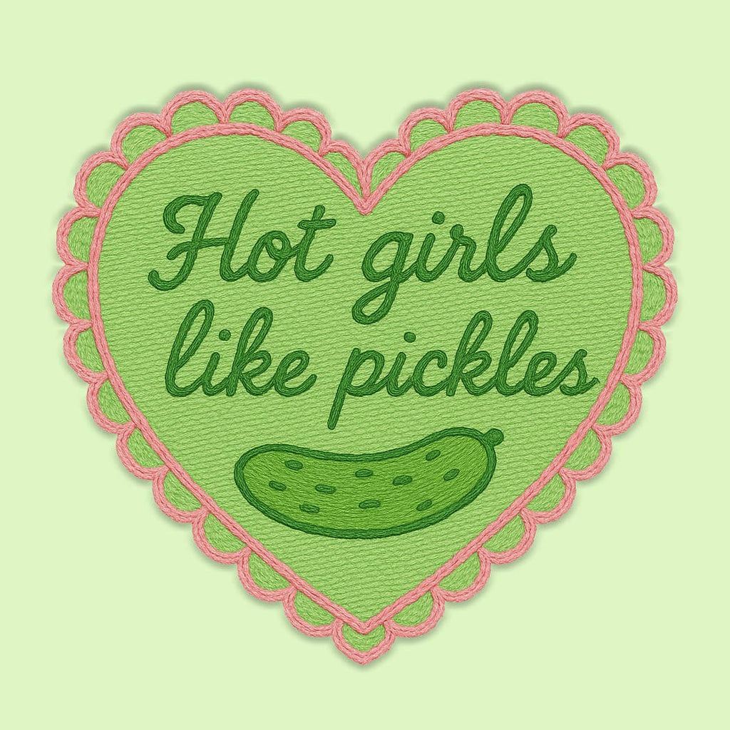 Funny Vinyl Sticker Decal – Hot Girls Like Pickles - The Edit LLC