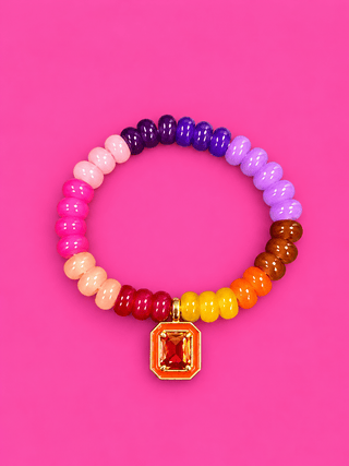 Gem Pendent Bracelet - The Edit LLC