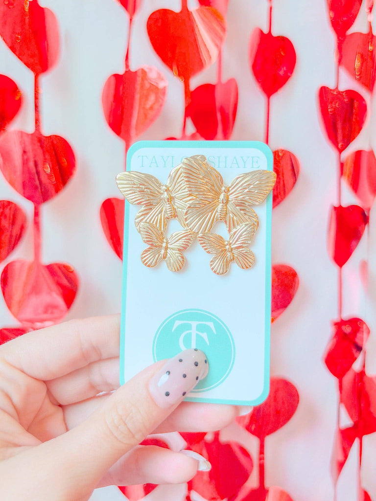 Genevieve Butterfly Drops - The Edit LLC