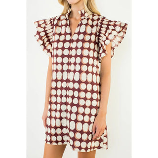 Geometric Short Dress - The Edit LLC