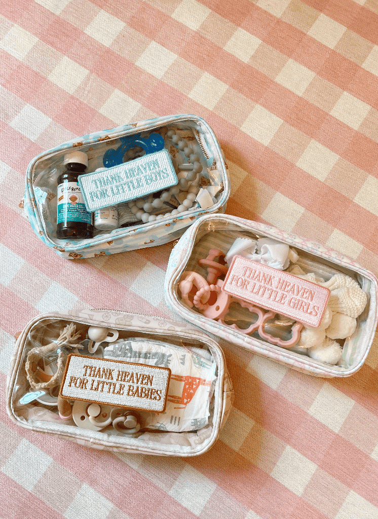 Girl: Thank Heaven - Medium Clear Bag - The Edit LLC