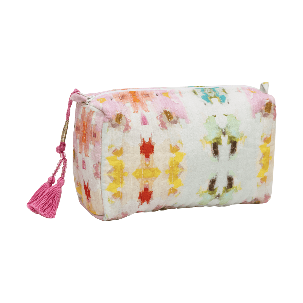 Giverny Small Cosmetic Bag: Small (7"x2.5"x4") - The Edit LLC