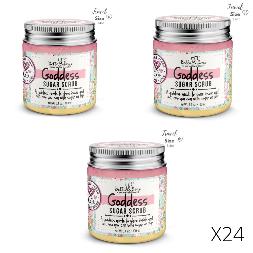 Goddess Sugar Scrub, Body Scrub Mini | Stocking Stuffer - The Edit LLC