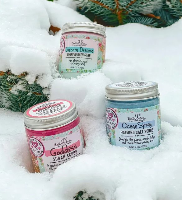 Goddess Sugar Scrub, Body Scrub Mini | Stocking Stuffer - The Edit LLC