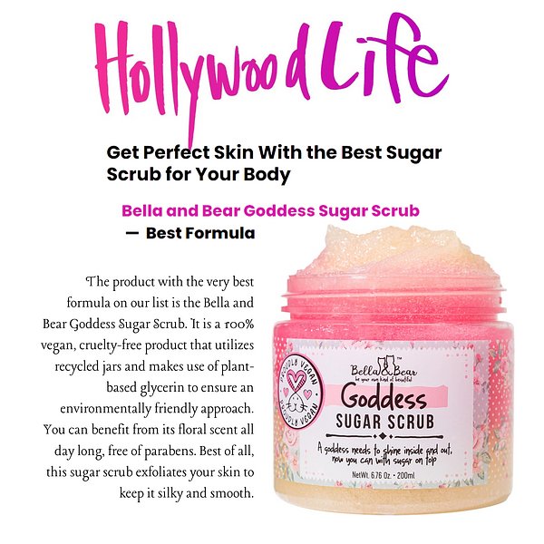 Goddess Sugar Scrub, Body Scrub Mini | Stocking Stuffer - The Edit LLC