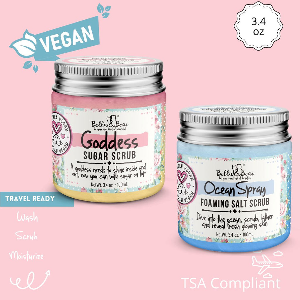 Goddess Sugar Scrub, Body Scrub Mini | Stocking Stuffer - The Edit LLC