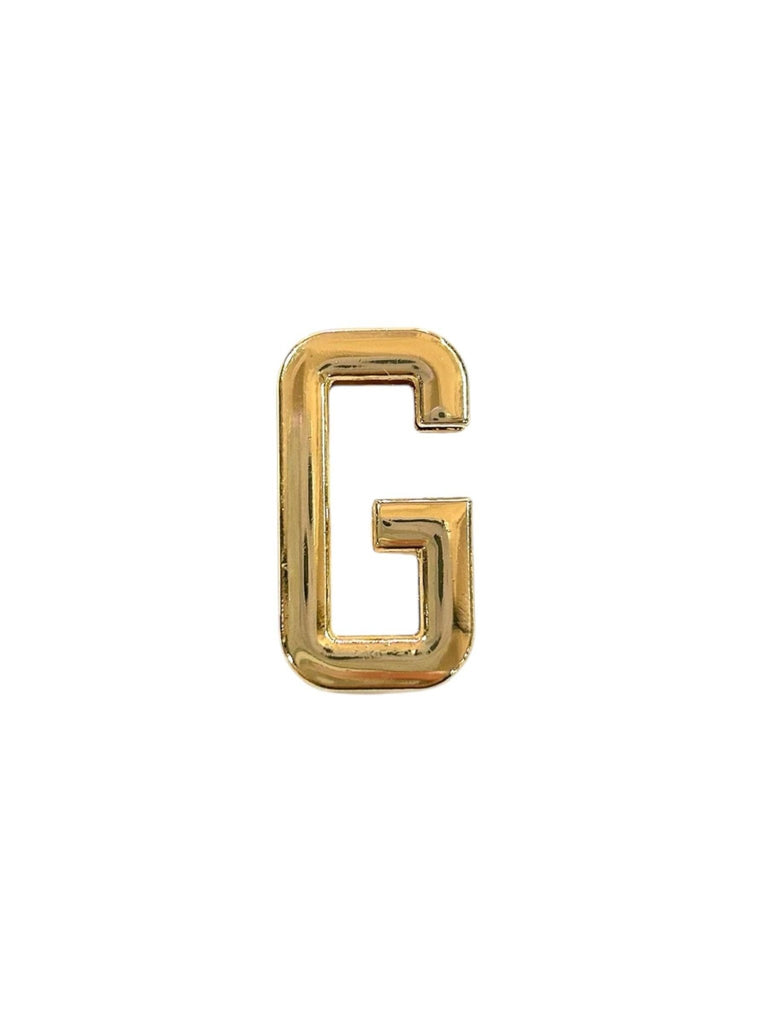 GOLD CHARM LETTER (G) - The Edit LLC