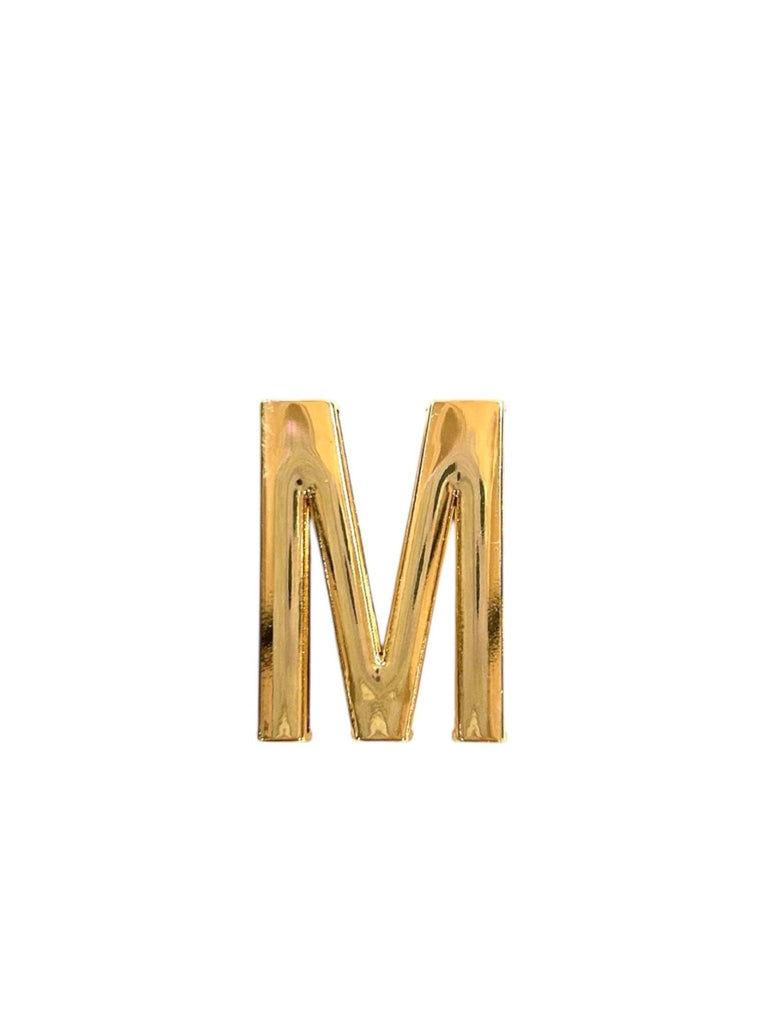 GOLD CHARM LETTER (M) - The Edit LLC