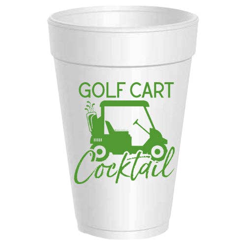 Golf Cart Cocktail - 10 pack: Green - The Edit LLC