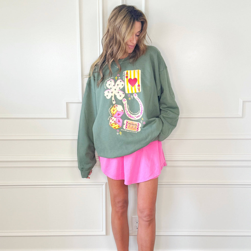 Good Luck Trinkets Sweatshirt - The Edit LLC