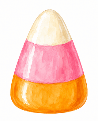 GROOVY Pop- Candy Corn Pink: Flower Pot - The Edit LLC