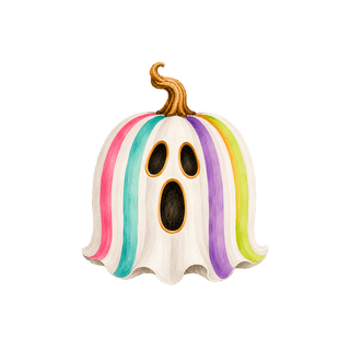 GROOVY Pop- Ghost Pumpkin  - The Edit LLC