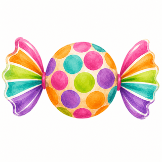 GROOVY Pop- Polkadot Candy : Flower Pot - The Edit LLC