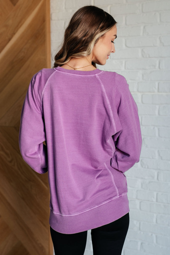 Hands Down Favorite Sweatshirt in Light Plum - The Edit LLC