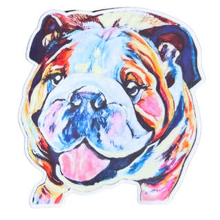 “Happy Bulldog" Sticker - The Edit LLC