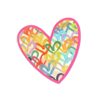 "Happy Heart" Sticker - The Edit LLC