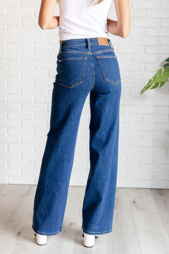 Hazel High Rise Vintage Wide Leg Jeans - The Edit LLC