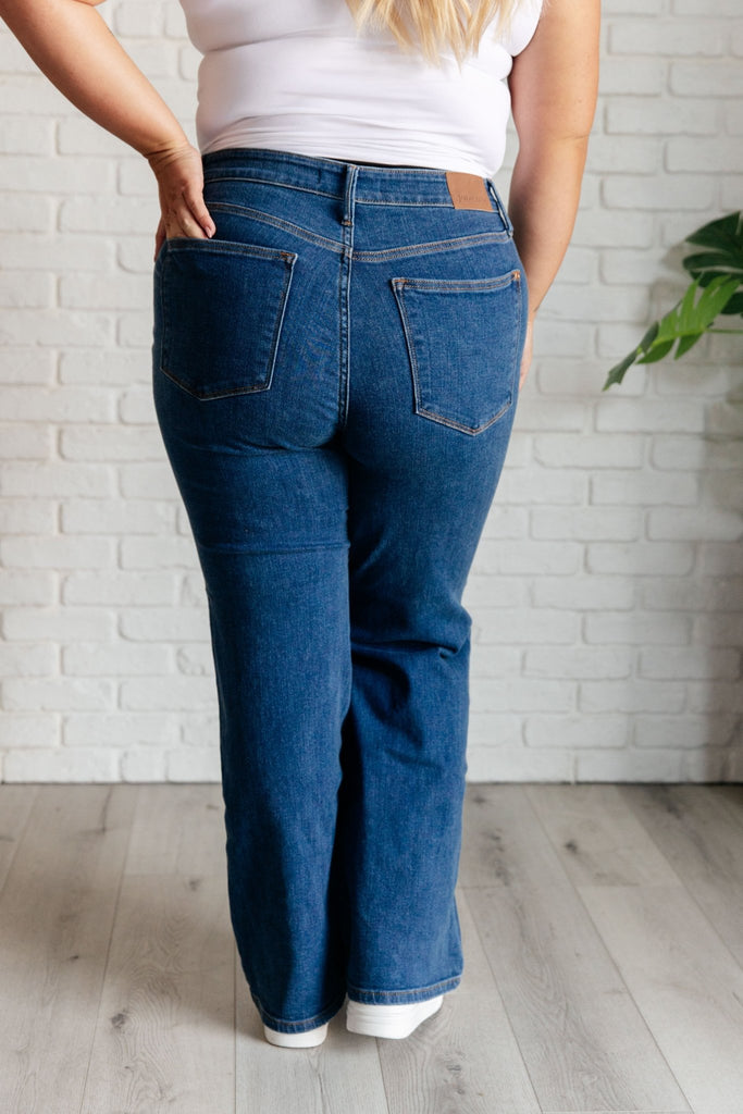 Hazel High Rise Vintage Wide Leg Jeans - The Edit LLC