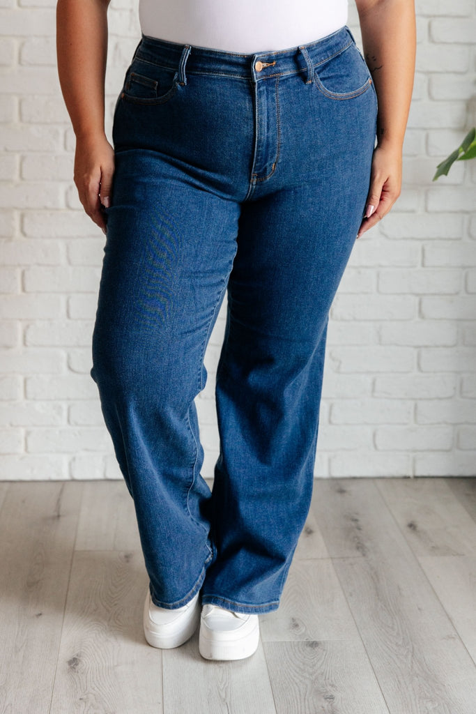 Hazel High Rise Vintage Wide Leg Jeans - The Edit LLC