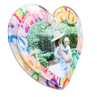 “Heart with Hearts” Acrylic Magnetic Photo Frame - The Edit LLC
