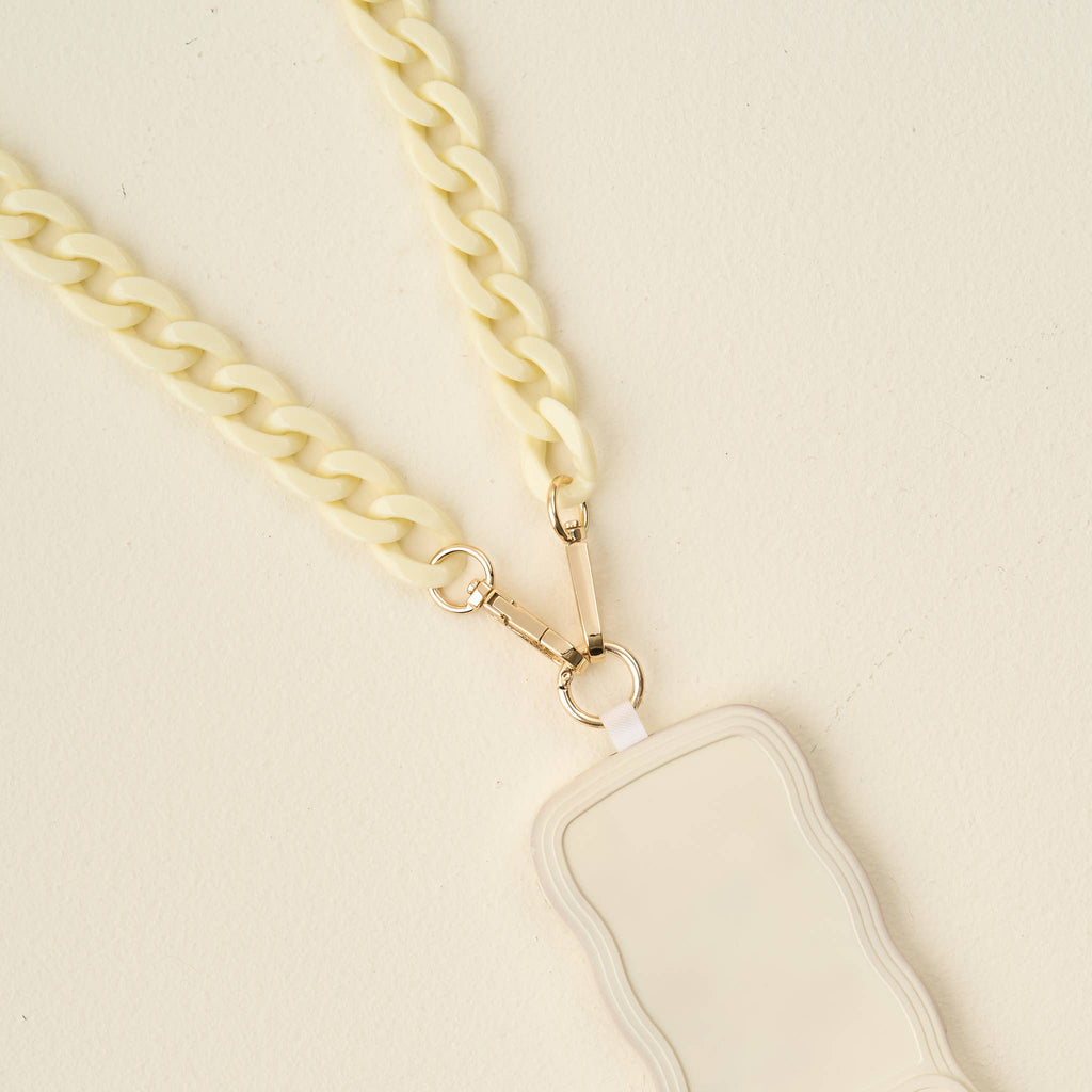 Hold the Phone Crossbody Chain - Cream - The Edit LLC