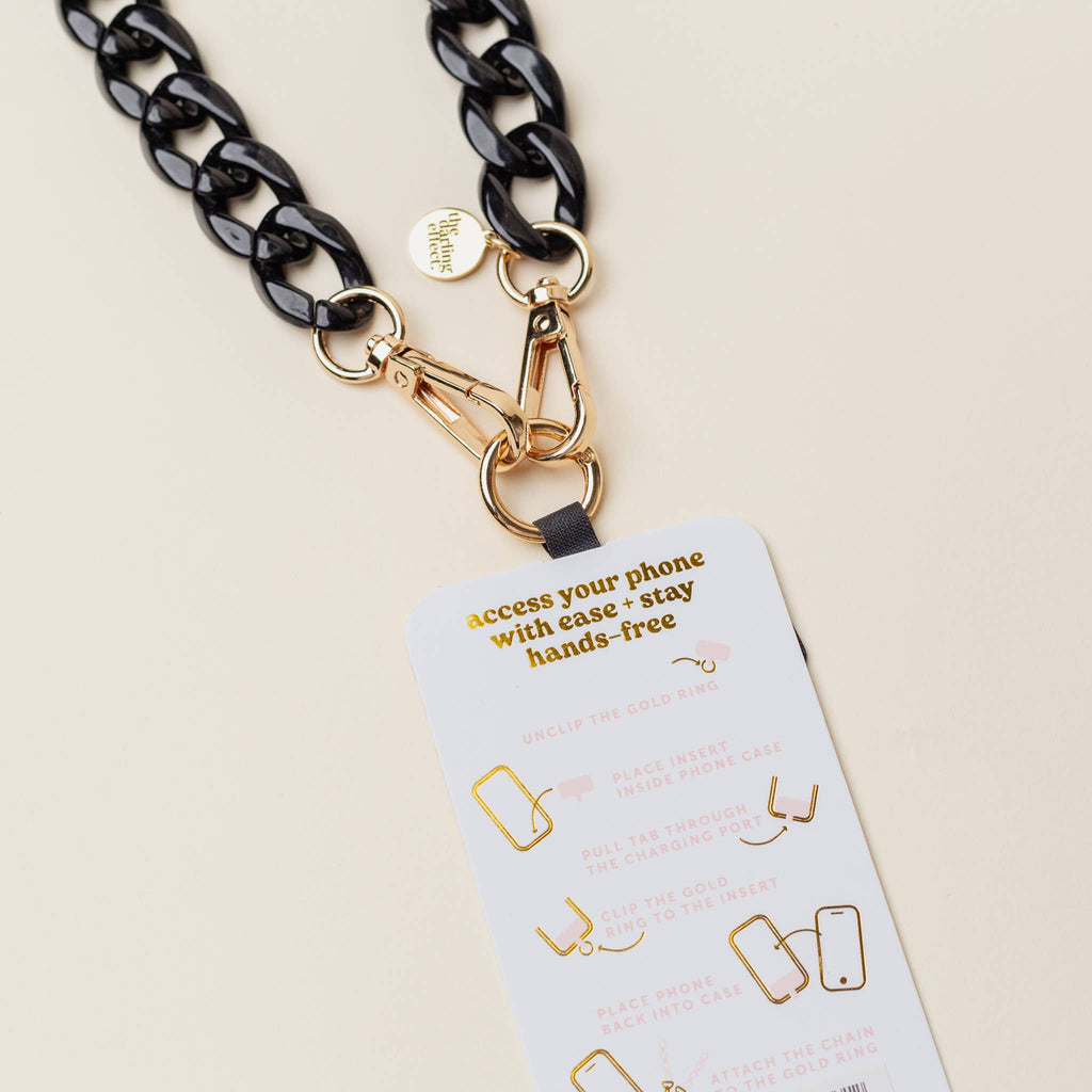 Hold the Phone Crossbody Chain - Cream - The Edit LLC