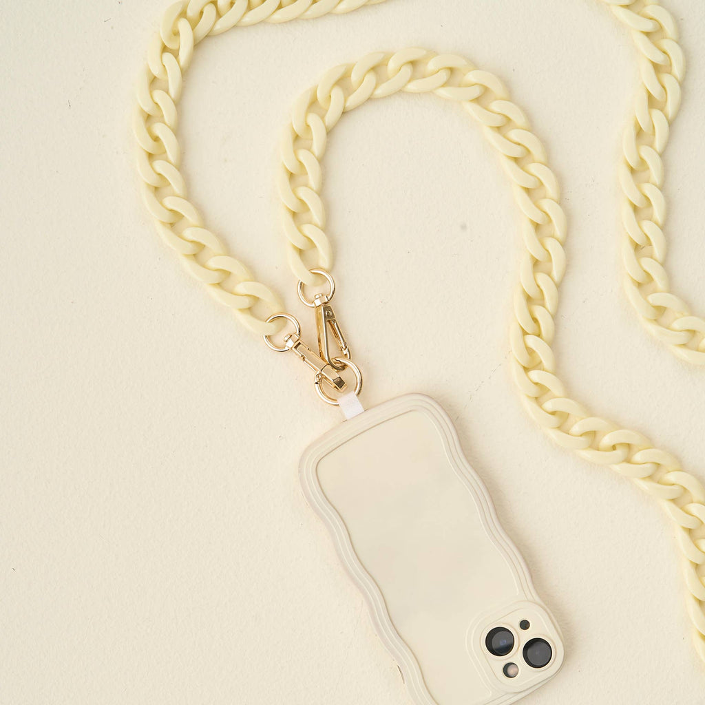 Hold the Phone Crossbody Chain - Cream - The Edit LLC