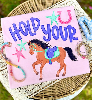 Hold Your Horses Shirt : Youth Large - The Edit LLC