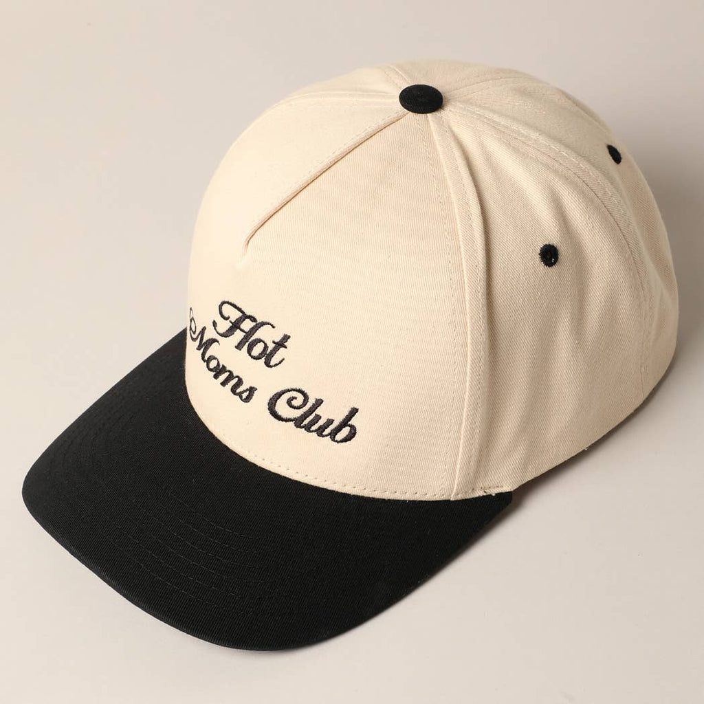 Hot Moms Club Trucker Baseball Cap: BLACK / ONESIZE - The Edit LLC